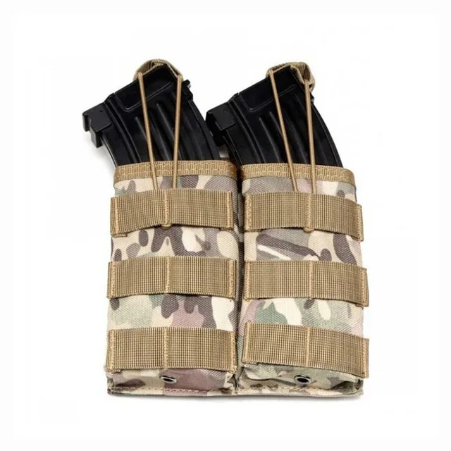 CP Double Mag Bag Одиночный/двойной подсумок/тройной патронный мешок тактические охотничьи аксессуары Molle Vest Pouch военный подсумок сумка - Цвет: CP Double Mag Bag