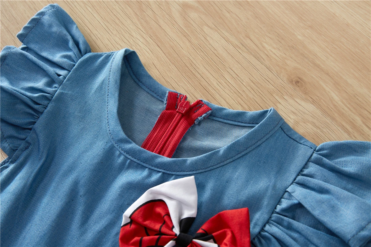 2020 Летнее Детское платье красивые модные платья принцессы для маленьких девочек