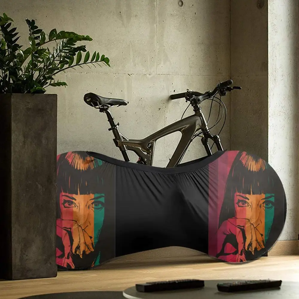 

Pulp Fiction Mia - Pulp outdoor Bike Fashionable MTB waterproof Bicycle dust cover Custom Rashguard biking motocross father gift