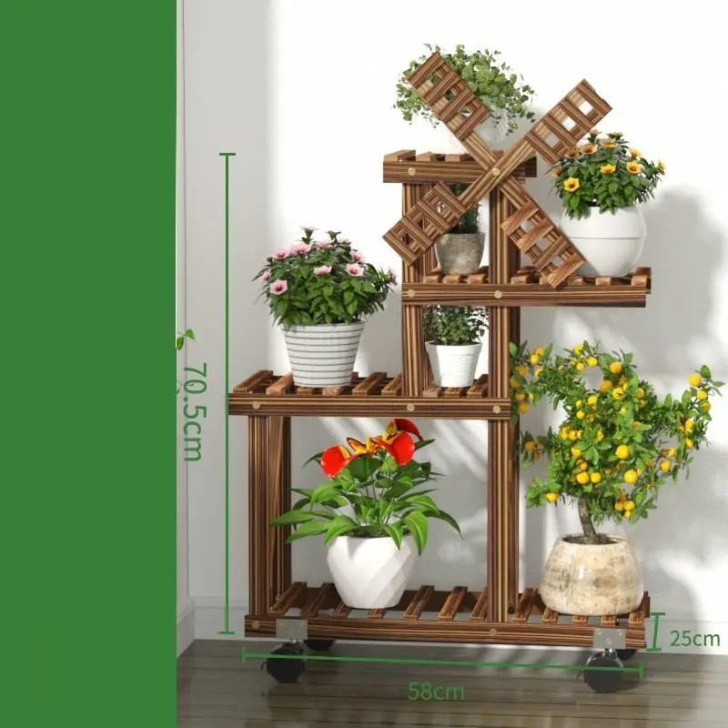 

Estante Para Shelf For Estanteria Plantas Huerto Urbano Madera Plant Rack Outdoor Stojak Na Kwiaty Dekoration Flower Stand
