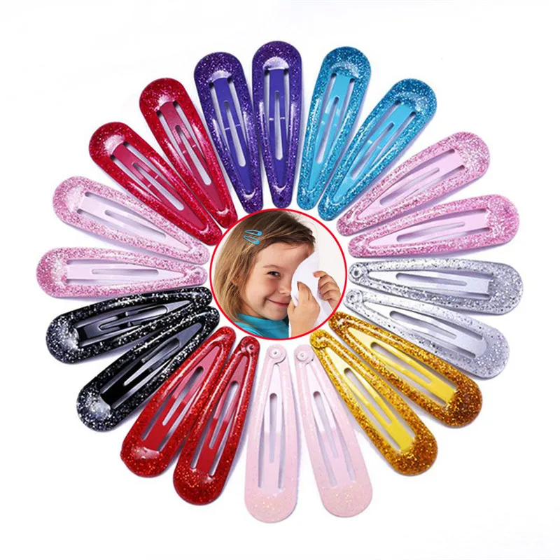 1 шт. блестящие зажимы для волос диких девочек заколки 5 см в форме капли воды