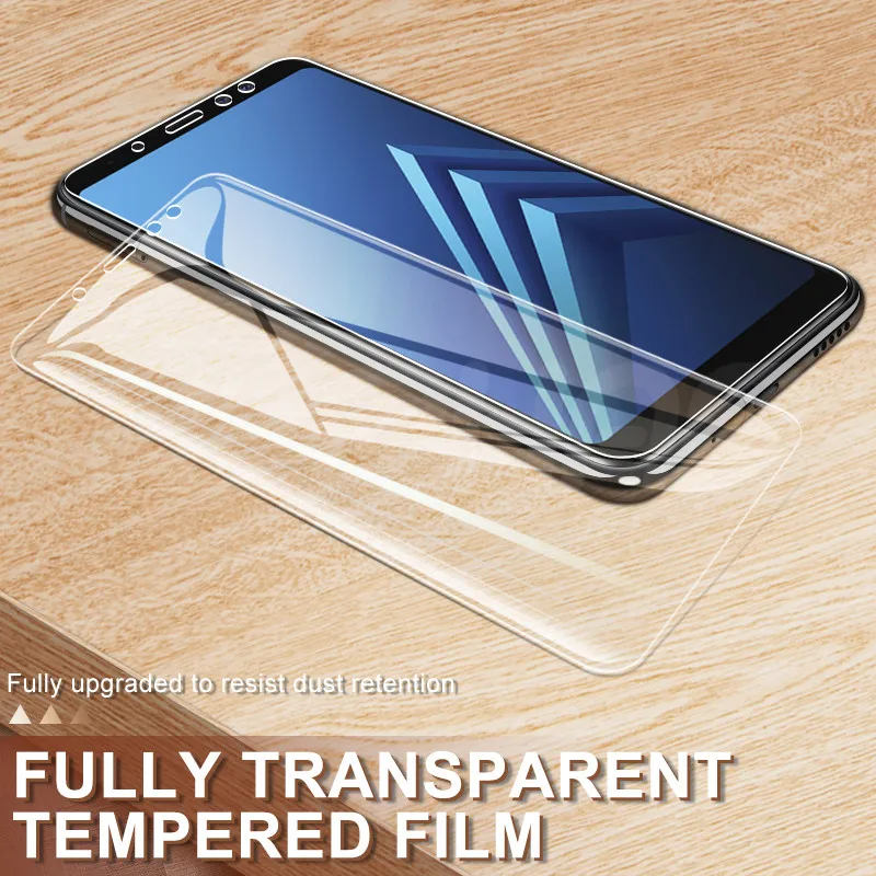 

3Pcs Protective Glass For Samsung Galaxy J6 J4 A6 A8 Plus 2018 Tempered Glass for Samsung A5 A7 A9 J8 J2 2018 Screen Protector