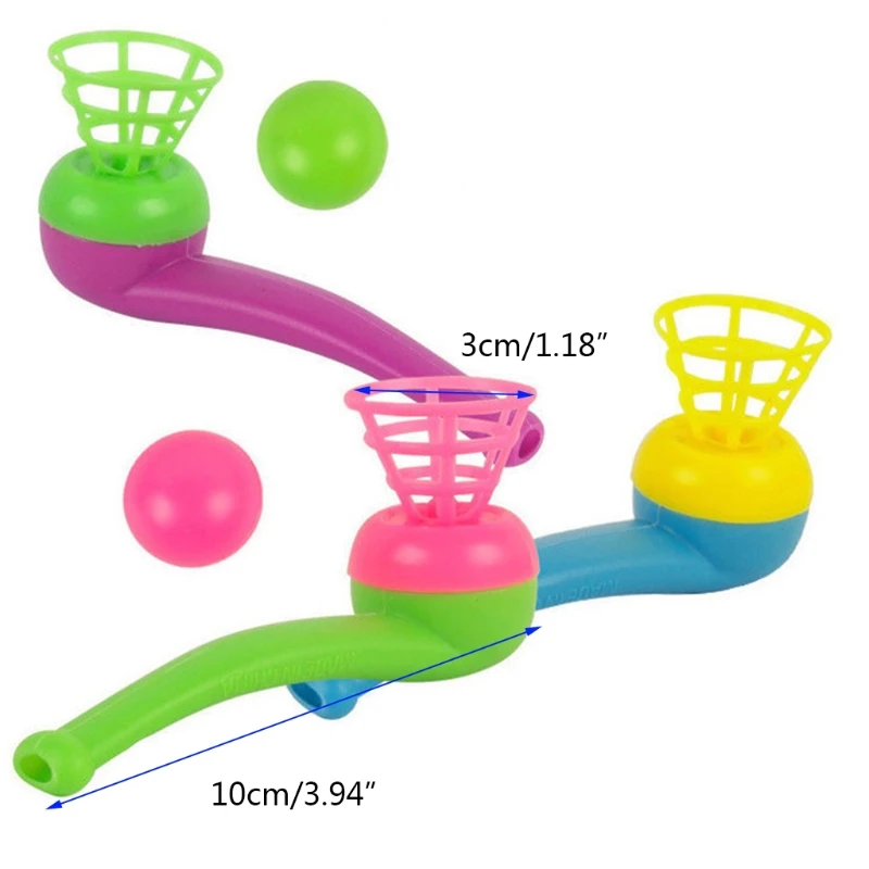 

Mini Pipe Blowing Ball Set Early Learning Toy Floating Ball for Baby Education