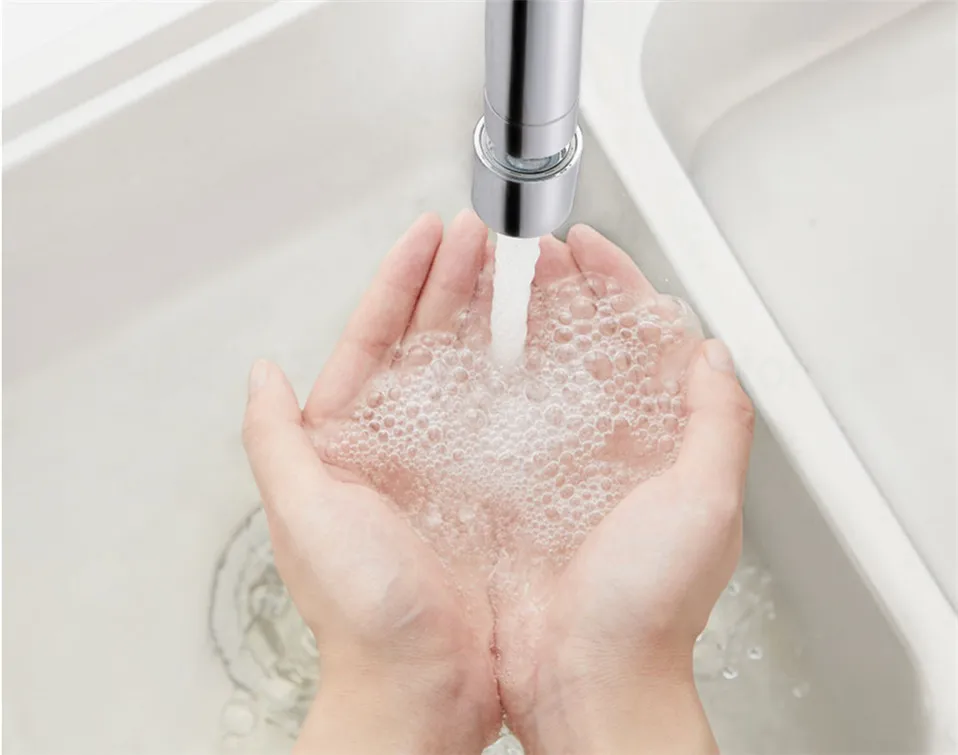 Xiaomi двойной функциональный смеситель bubbler кухонный водосберегающий фильтр двойной режим воды головка кран с форсункой разъем youpin кран пузырь