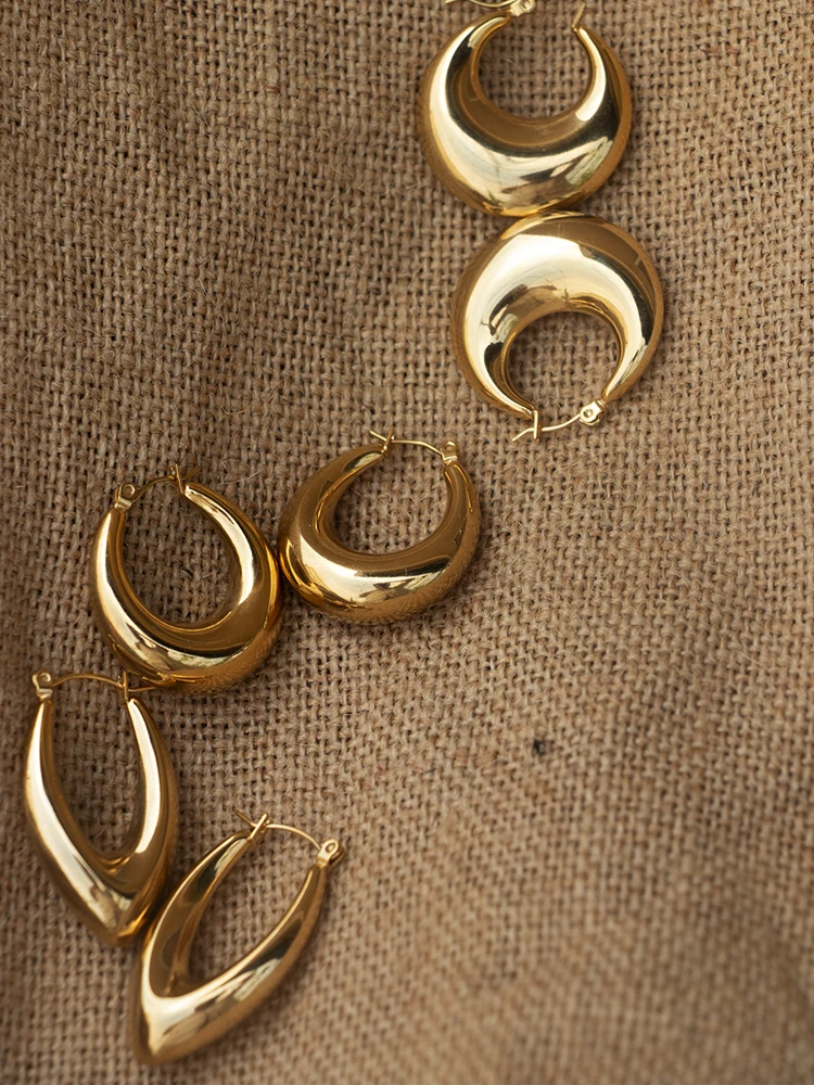 

Timeless Wonder Titanium Geo Statement Drop Earrings Women Jewelry Punk Gothic Designer Hiphop Top Trendy Unique Femme Pop 7551