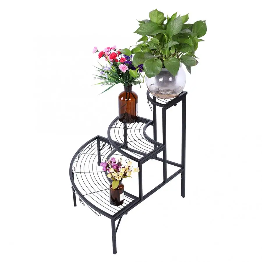 3 уровневая стойка для хранения растений угловая полка домашнего растения