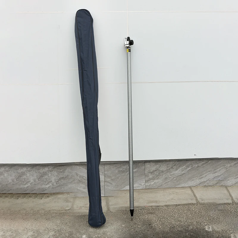 Универсальный черно-белый 2 4 метровый трехпозиционный GPS-полюс из углеродного
