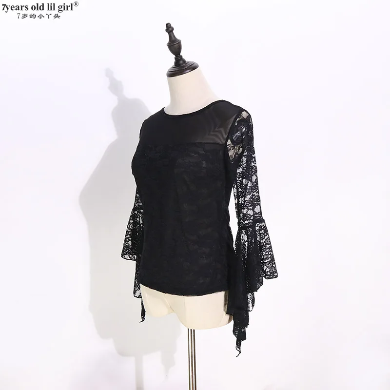 Новый испанский танец рубашка Flamengo рюшами танцевальный костюм Для женщин