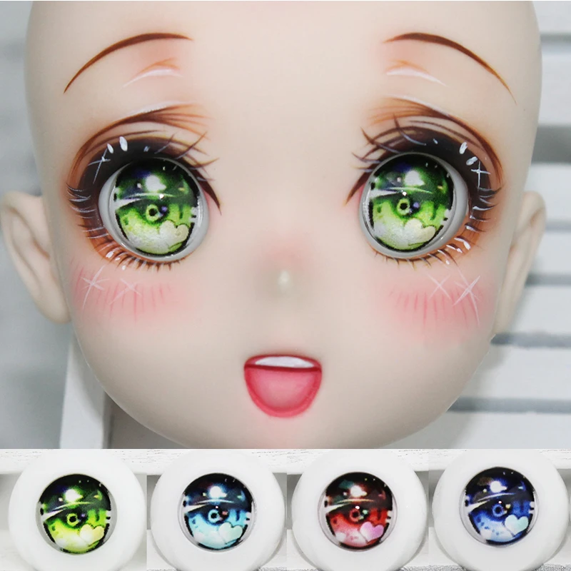 BJD глаза Кукла мультфильм глазного яблока 14 мм 24 для 1/6 1/4 1/3 SD DD кукла аксессуары