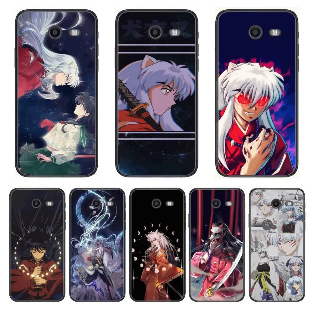 

Anime Inuyasha style Phone Case Hull For Samsung Galaxy J 4 3 5 6 7 8 EU 2018 Plus 2017 Black Shell Art Cell Cover TPU