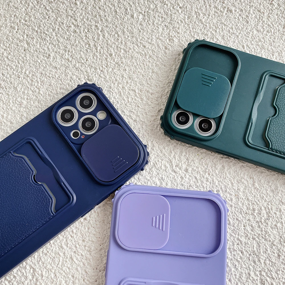 Новинка для Iphone 11 12 Pro Max Mini X XS XR 6S 8 7 Plus SE 2020 защитный чехол с нажимным окошком карт