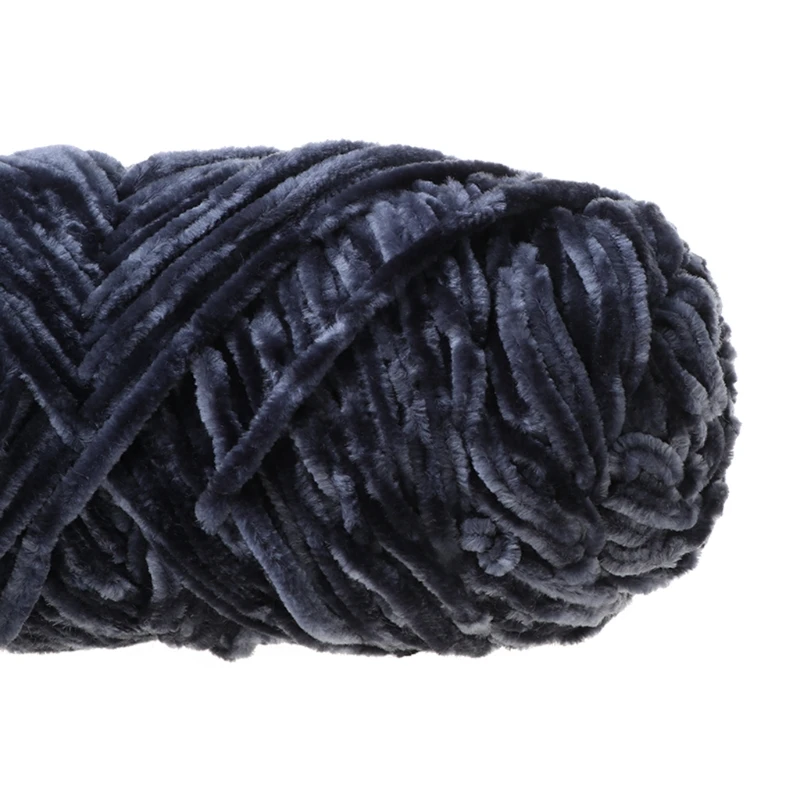 

634C Velvet Chenille Yarn for Hand-Knitted Crochet Thread DIY Craft Scarf Sweater