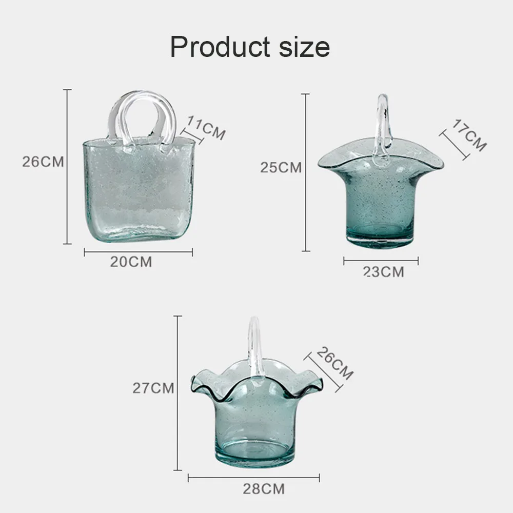 

Newly Clear Glass Vases for Decor Bubble Flower Desktop Glass Vase for Decor for Table Centerpieces Floral Arrangement