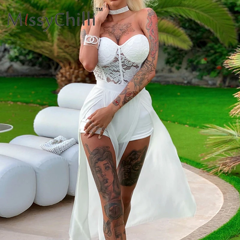 Женское длинное платье без рукавов с высоким разрезом | Женская одежда