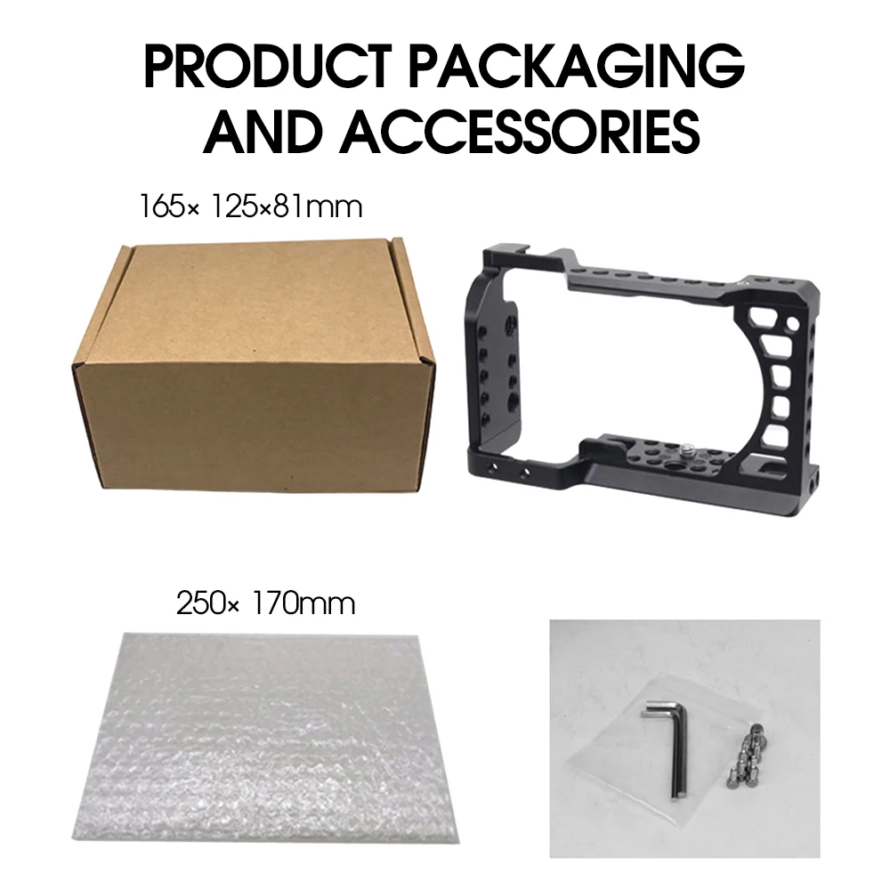 Портативная клетка для камеры с кроличьими ушками кронштейн фотосъемки Sony A6500 6300