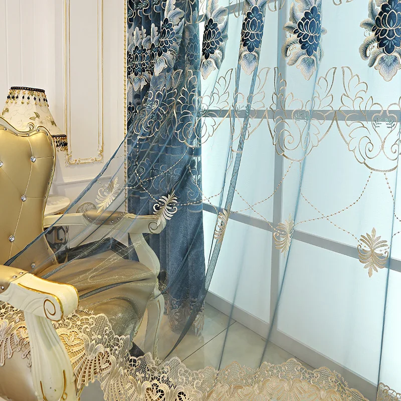 Ажурные декоративные занавески для гостиной спальни занавеска из тюли с