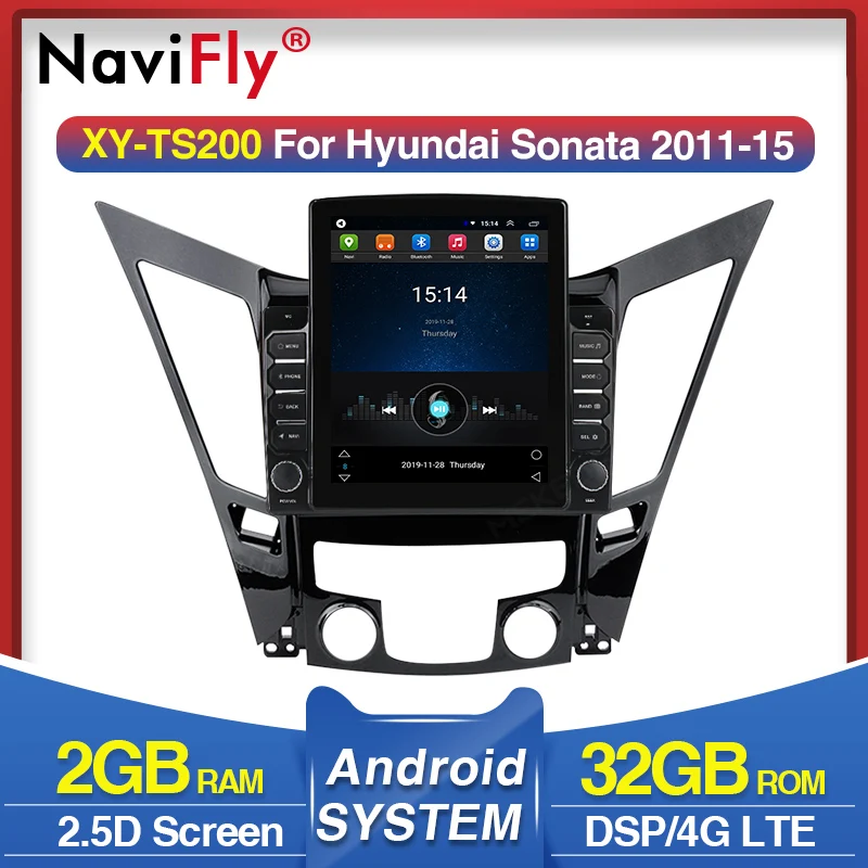 4G LTE Android система Tesla экран Авторадио автомобильный навигатор плеер для Hyundai Sonata