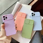 Защитный чехол ярких цветов для объектива камеры iPhone 11 12 Mini 11 Pro Max X XR XS Max 7 8 7Plus, мягкие силиконовые чехлы из ТПУ