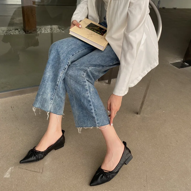 

Shoes Woman Comfortable And Elegant Female Footwear Modis Pointed Toe Autumn Casual Sneaker Dress Winter 2021 New Fall Fretwork