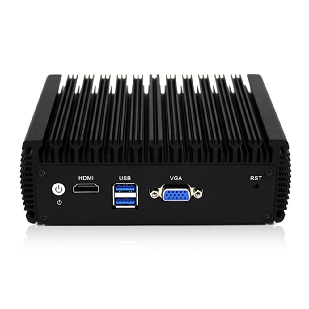 Мини-ПК без вентилятора Intel Celeron J4125 4 ядра i225 2 5 ГГц | Компьютеры и офис