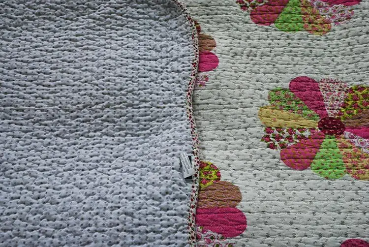 43 100% хлопковые платья розового цвета с цветочным принтом покрывало плед