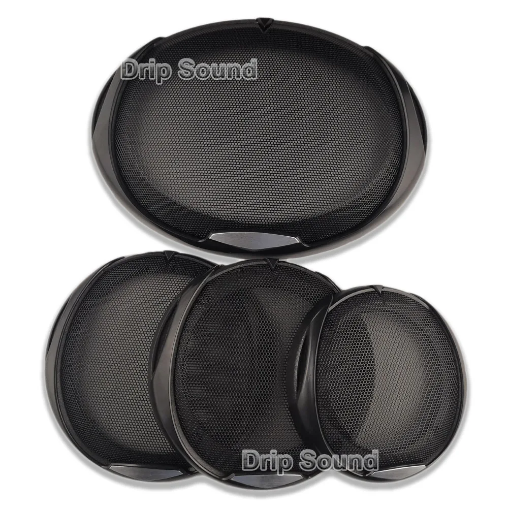 Сетчатая Накладка для автомобильной аудиосистемы декоративная круглая