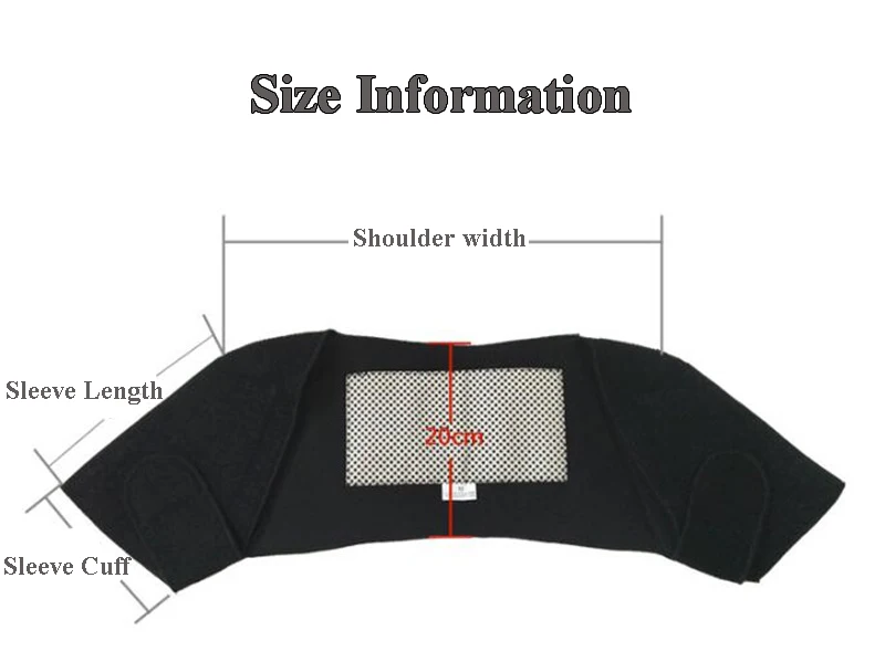 Турмалиновая САМОНАГРЕВАЮЩАЯСЯ термотерапевтическая накладка унисекс