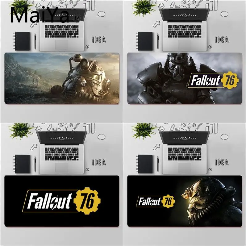 

Maiya Top Quality Fallout 76 Unique Desktop Pad Game Mousepad Free Shipping Large Mouse Pad Keyboards Mat