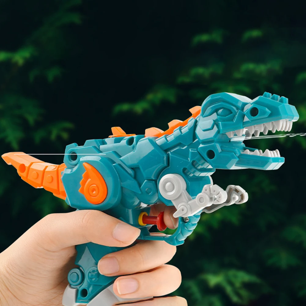 

Мини-деформируемый робот-динозавр, водные пистолеты, детский летний Забавный портативный разбрызгиватель, Детская летняя пляжная игрушка-...