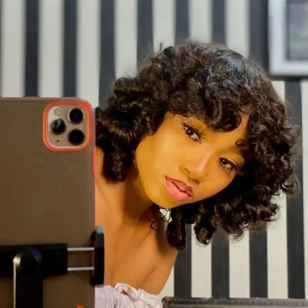 Short Hair Rose Funmi Curly Wig With Bangs Human Full Machine Made Deep Wave Fringe Bob Virgin Brazilian | Шиньоны и парики