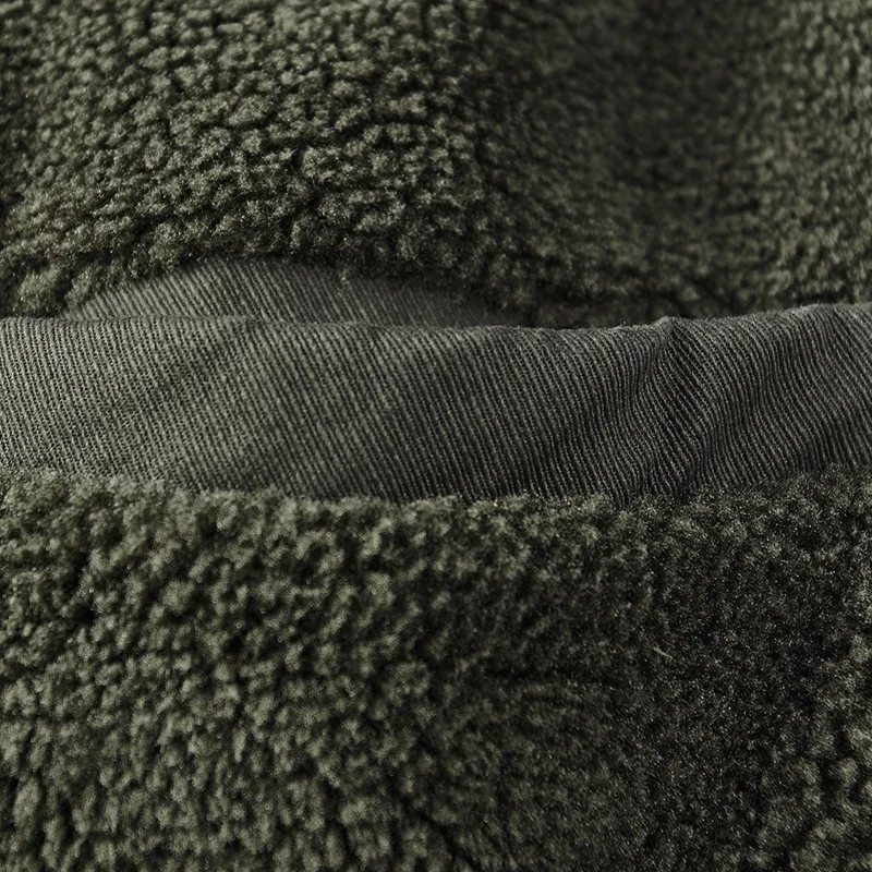 Мужская теплая куртка-бомбер повседневная однотонная ветрозащитная