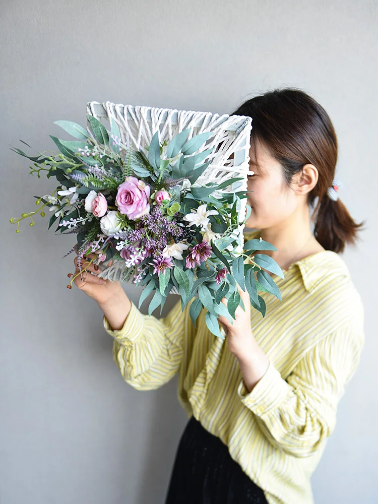 Декор для дома искусственная Роза фоторамка имитация цветов украшение настенная