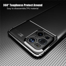For Cover Oppo Find X3 Pro Case TPU Shockproof Bumper Soft Silicone Matte Back Cover Find X3 Pro Phone Case For Oppo Find X3 Pro