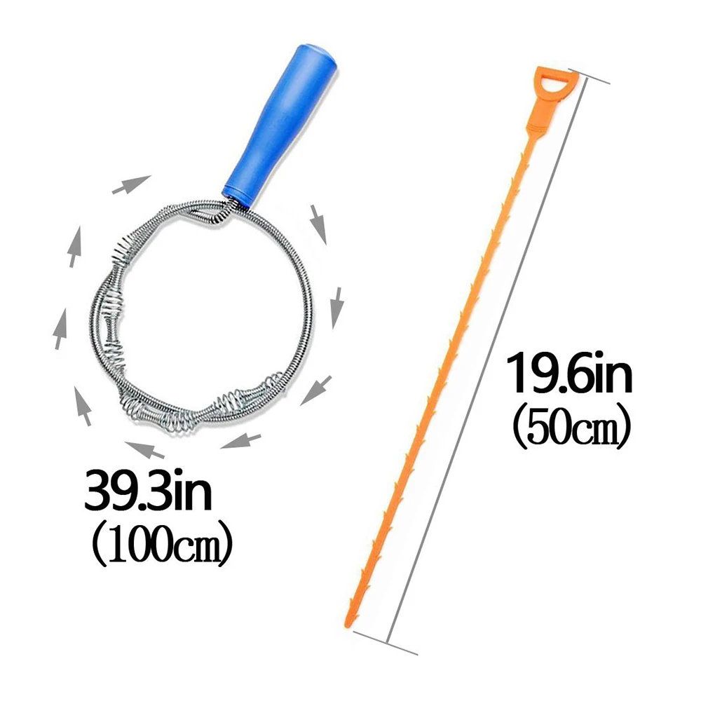 6 шт. щетки для чистки дома инструменты аксессуары устройство для чистки слива раковины ванной Unclog раковина ванна Змея щетка для удаления волос кухонные инструменты