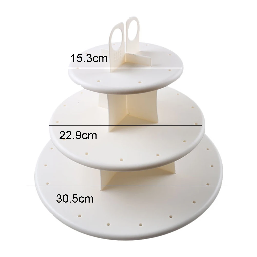 3 уровня вечерние украшения инструмент леденец отверстие аксессуары подставка