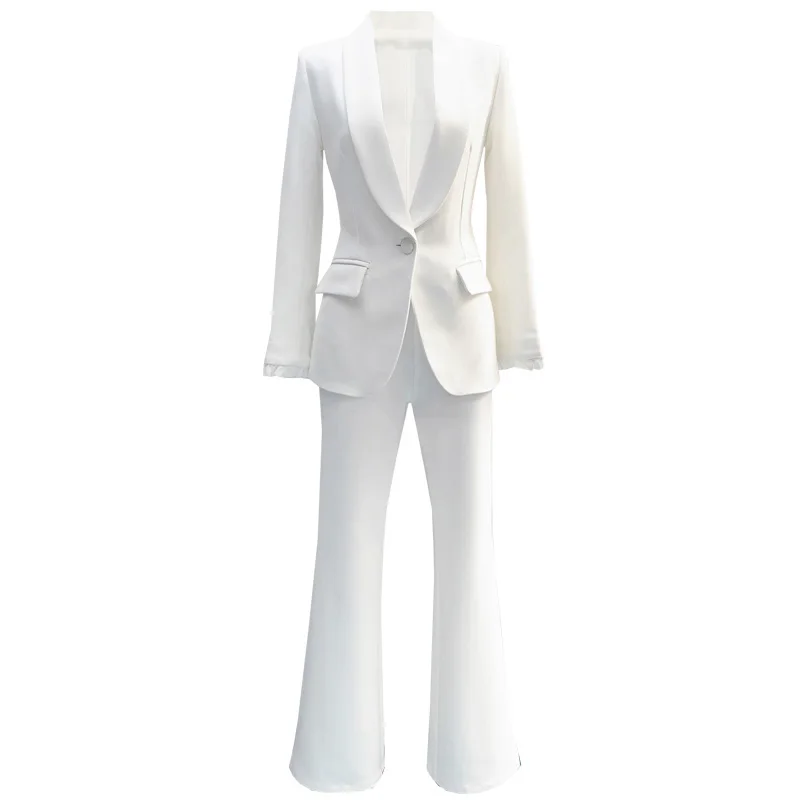 

Women's suit women business casual suit2 piece set suit jacket with pants new best women's slim OL temperament professional wear