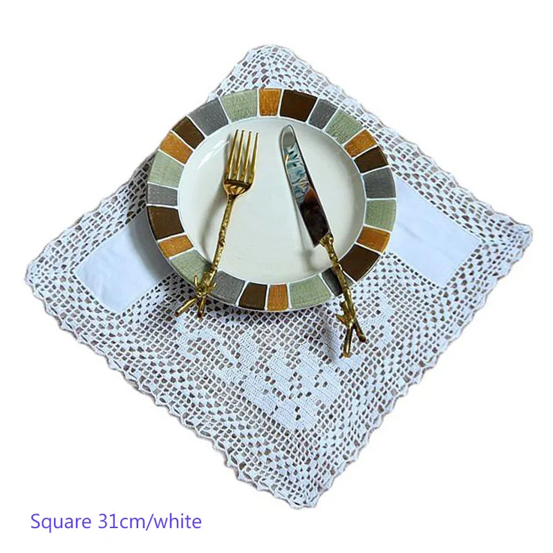 31 см Лидер продаж Хлопковая салфетка Кубок кружки чашки для чая и кофе coaster кухня