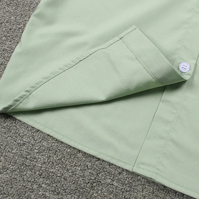 

Women Matcha Green Short sleeve Blouses Shirt for JK School Uniform School Girls Students Plus size Top XS-XXXXXL