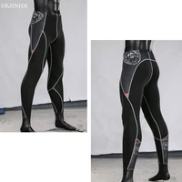 mens compression set running tights men sport fitness leggings gym jogging pants workout pant yoga bottoms men leggins