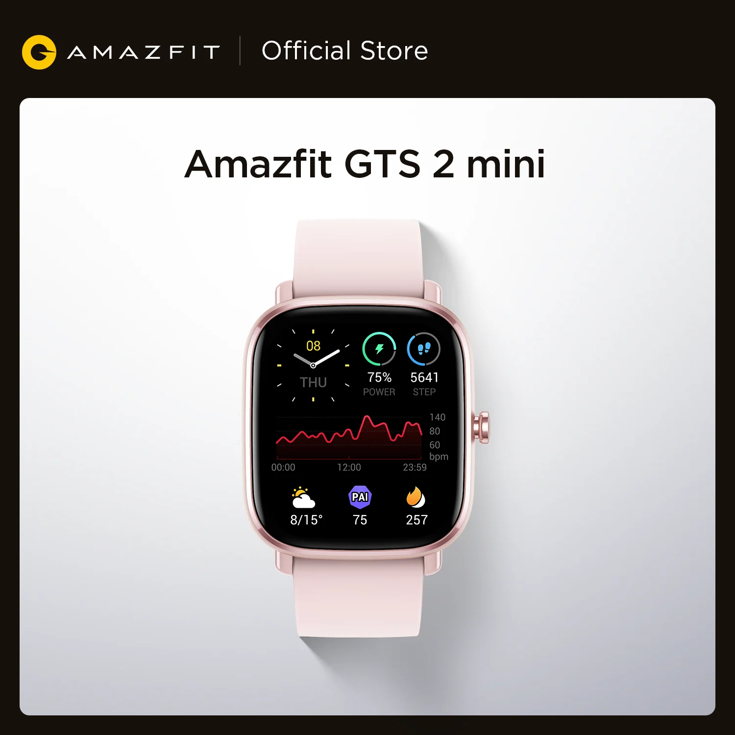 Умные мини-часы Amazfit GTS 2 GPS AMOLED дисплей 70 спортивных режимов мониторинг сна умные