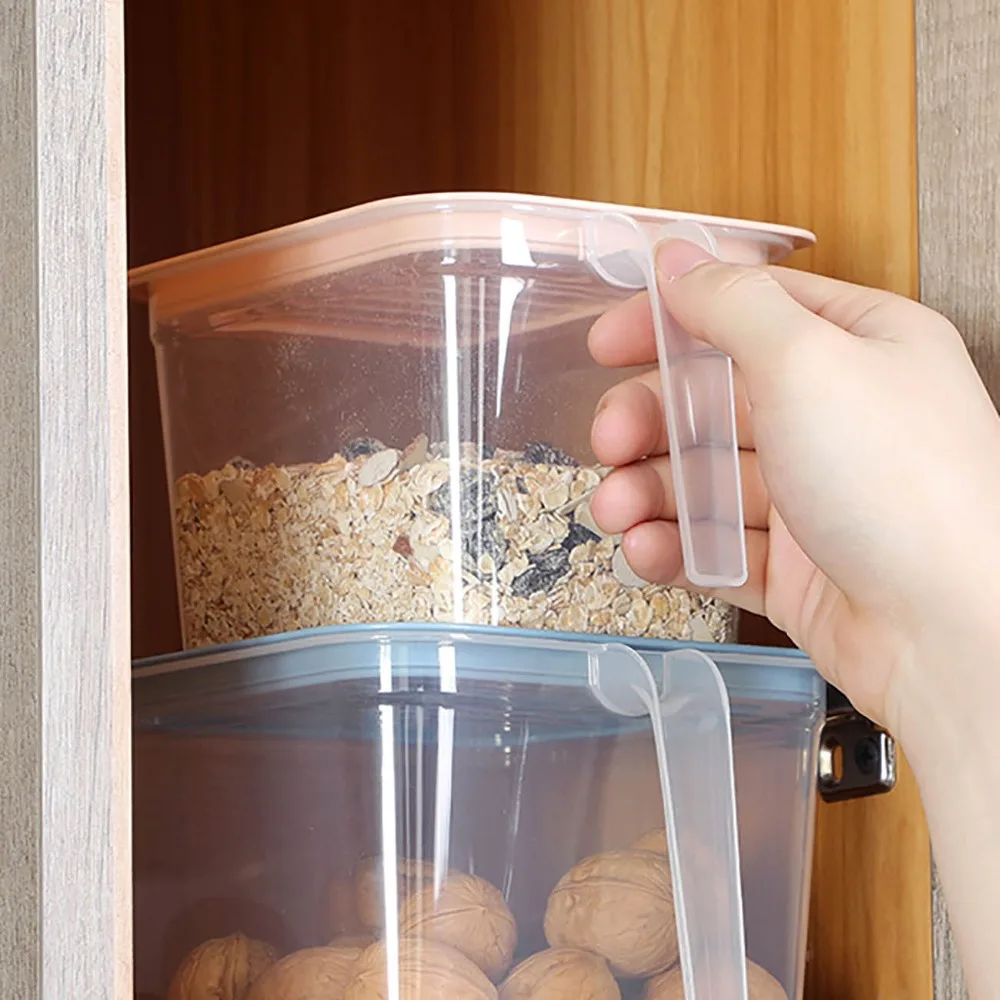 Кухонный стандартный контейнер для хранения зерен с ручкой пищевой
