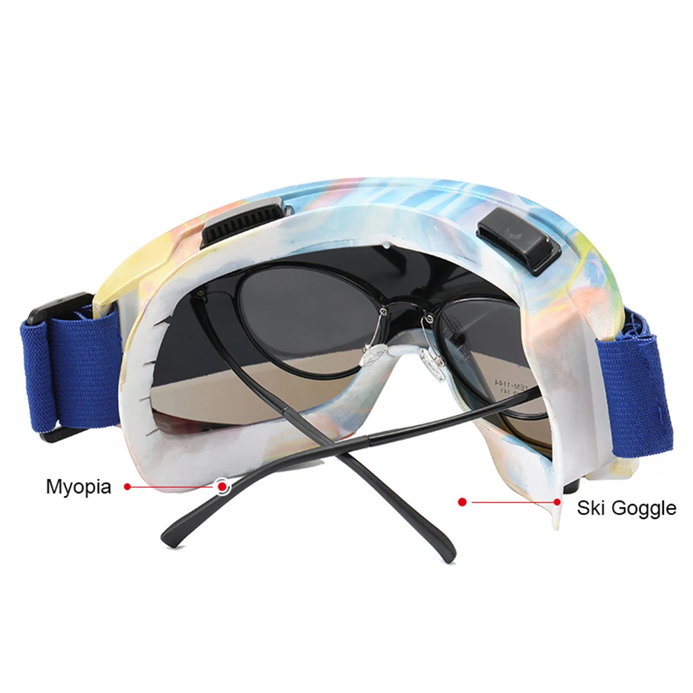 AIELBRO Ski Goggles Winter Glasses for Snowmobile Windproof Mask Snowboard Snow Skiing UV Protection | Спорт и развлечения