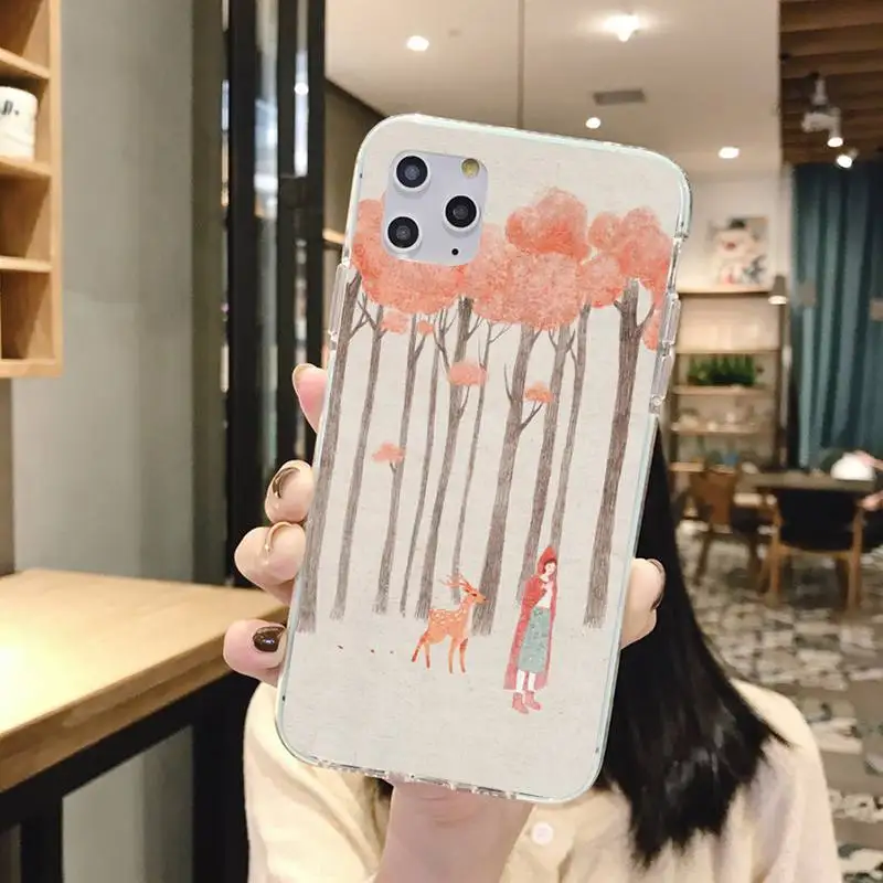 Мягкий силиконовый черный чехол для телефона Motirunner Girl с рисунком аниме Iphone7 8 Plus