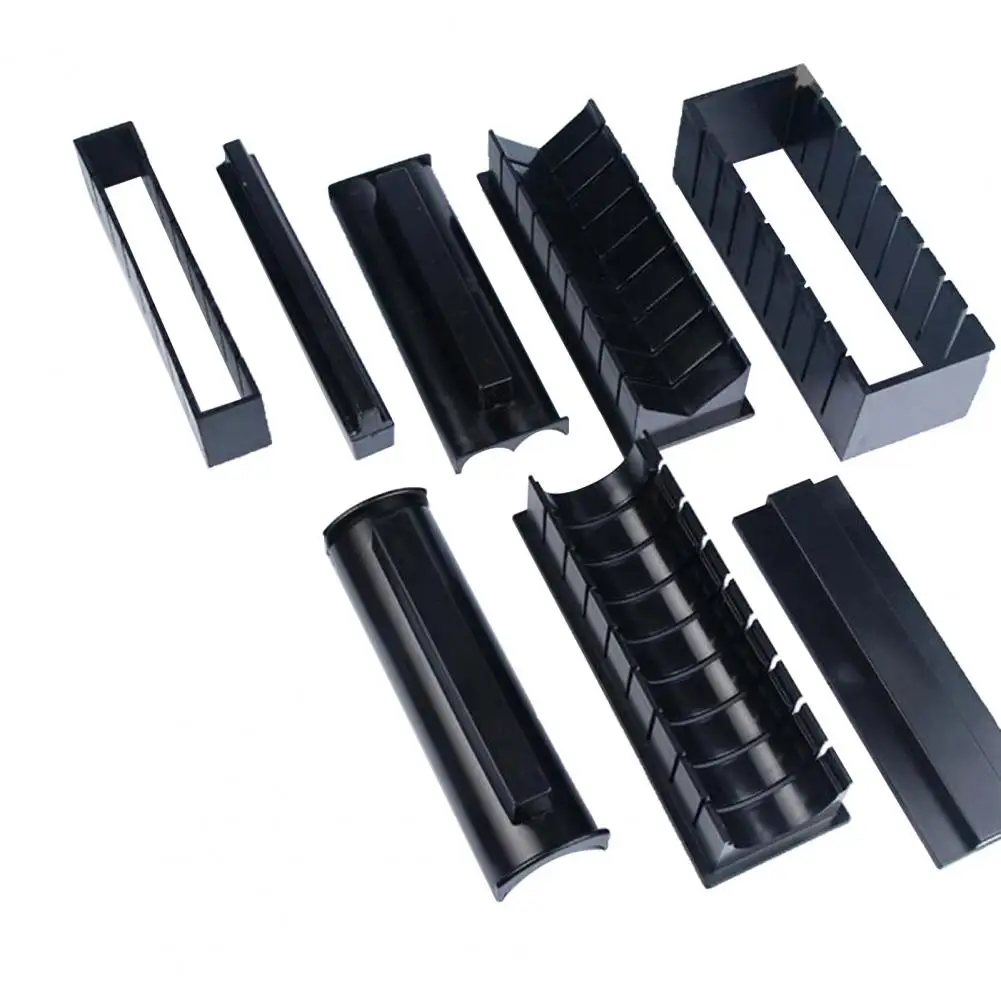 

11Pcs DIY Sushi Onigiri Scoop Slice Maker Mold Seaweed Rice Roll Cooking Tools