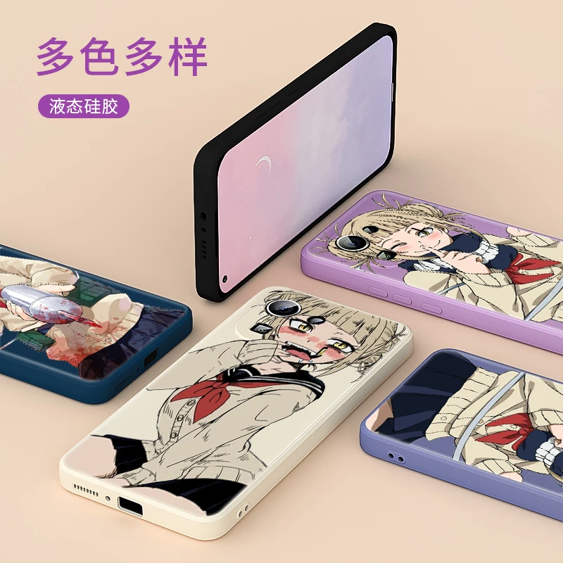 

Himiko Toga My Hero Academia For Xiaomi Mi 11 Ultra 10T 10S 9 5G Pro Lite Youth Mix 4 Liquid Silicone Soft Cover Phone Case
