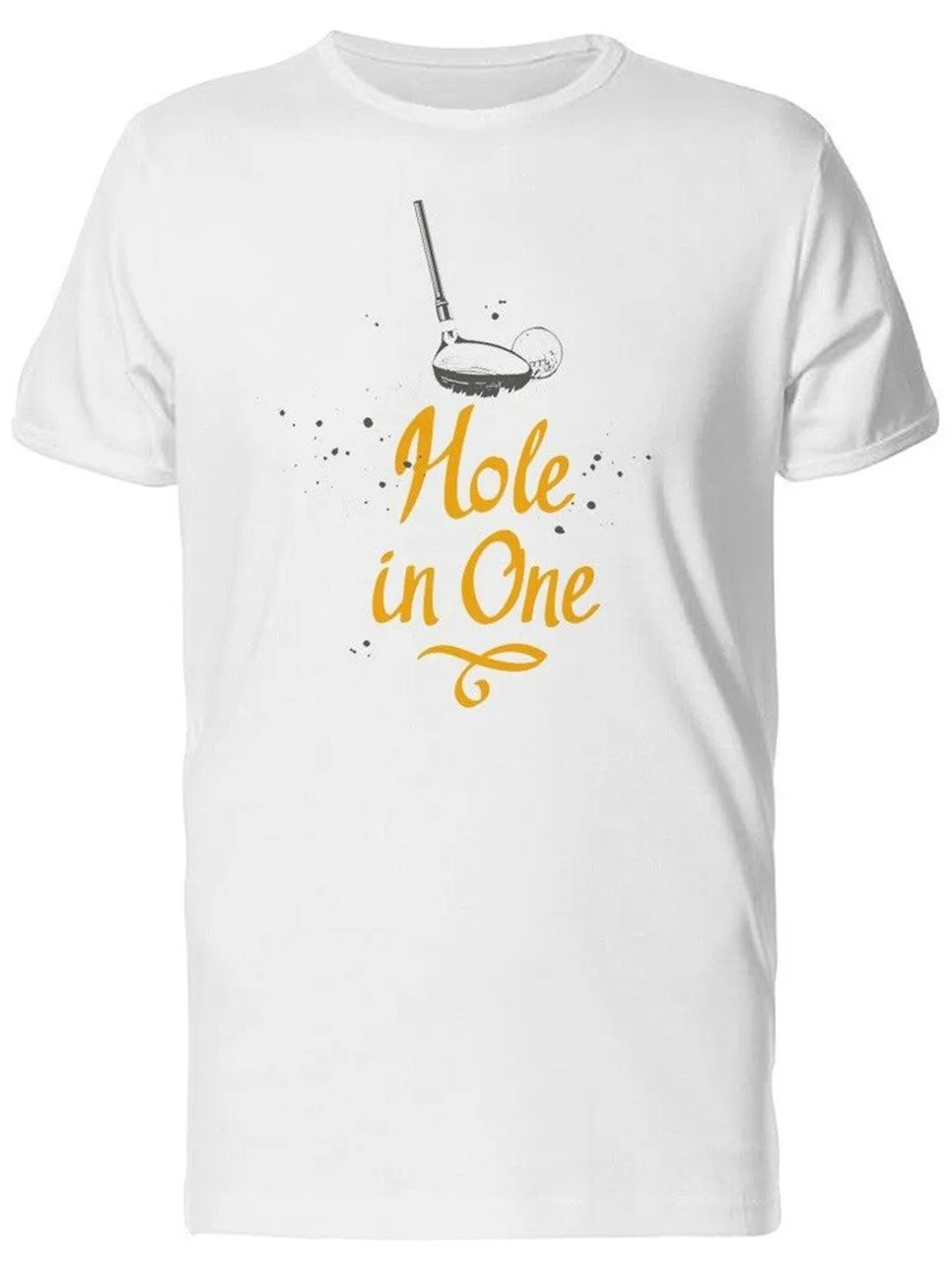 Отверстие в одном. Мужская футболка с надписью Golf Quote для фитнеса | одежда
