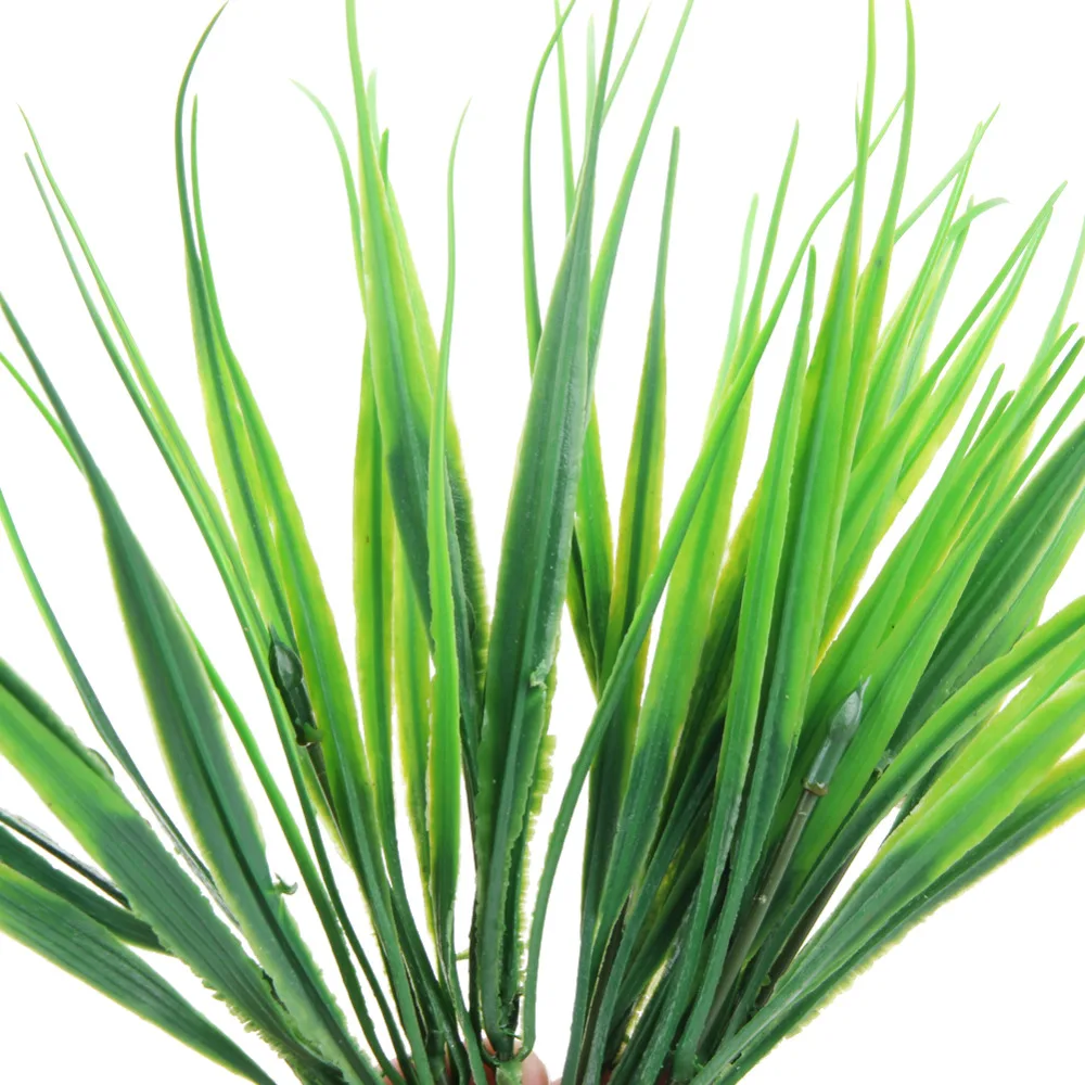 10 шт. пластмассовые искусственные растения 7 вилок | Дом и сад