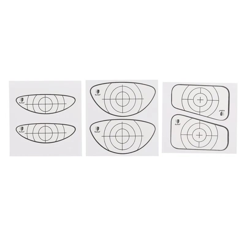 10 шт. этикетка наклейка для мишени Ленточный привод железная бумага тестирования