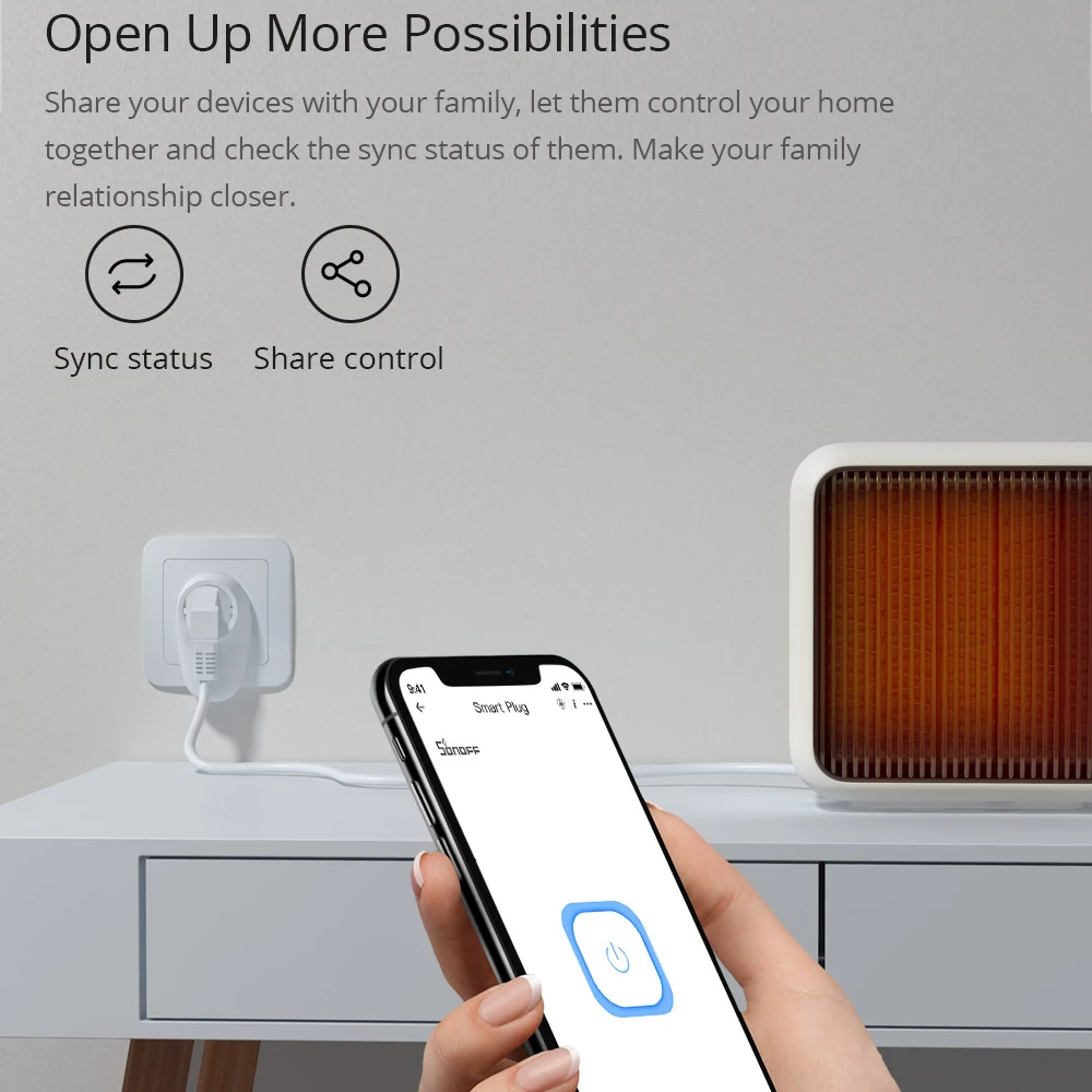 Смарт-розетка SONOFF S26 R2 с поддержкой Wi-Fi | Электроника