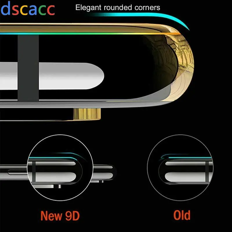 Dscacc 9D закаленное стекло с полным клеем для Huawei Mate 9 10 Pro 20 Lite NOVA 2 2S 2I 3 3I 3E 4E 4 Enjoy 7 8 Plus